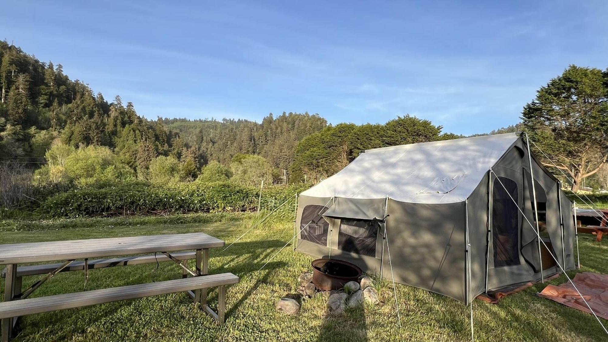 Glamping Tent On The River คลาแมธ ภายนอก รูปภาพ